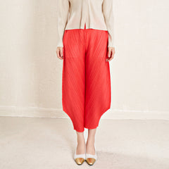 Tapered Pants Pleated Cropped Pants Pleated Wide-Leg Trousers