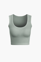 Solid Crop Tank Top