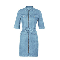 Slim Fit Denim Dress