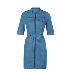 Slim Fit Denim Dress