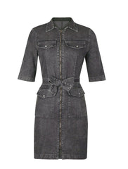 Slim Fit Denim Dress