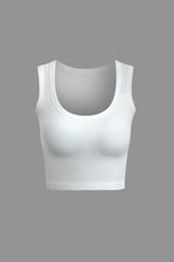 Solid Crop Tank Top