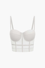 Mesh Underwire Bustier Top