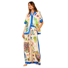 Printing Suit Leisure Vacation Suit