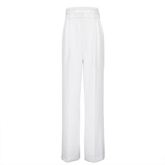 High Waist Loose Casual Trousers Draping Suit Pants