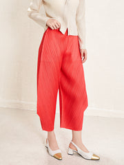 Tapered Pants Pleated Cropped Pants Pleated Wide-Leg Trousers