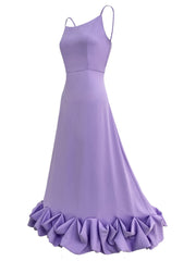 Soft Purple Sleeveless Midi Dress