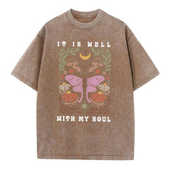 It Is Well With My Soul Christian Washed T-Shirt