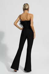 Lilith Black Bandage Jumpsuit