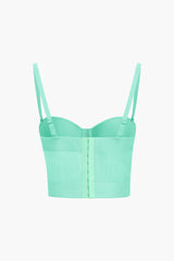 Mesh Underwire Bustier Top