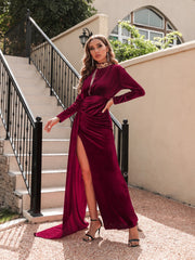 Velvet Turtleneck Dress