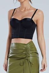 Mesh Underwire Bustier Top