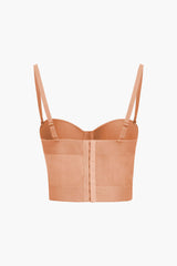 Mesh Underwire Bustier Top