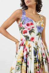 Gemma Floral Printed V-neck Mini Dress