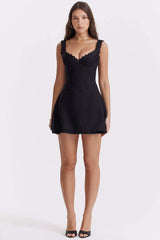 Lace Slim Cami Mini Dress