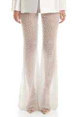 ZimmermaN Beaded Sequin Mesh Pants