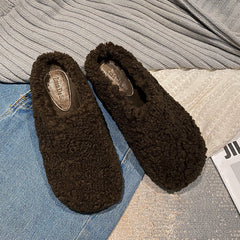 London Cushy cross strap slippers in brown