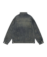 BAKYARDER Vintage Washed Denim Jacket