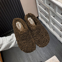 London Cushy cross strap slippers in brown