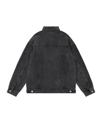 BAKYARDER Vintage Washed Denim Jacket