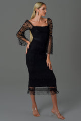 Crana Mesh Midi Dress